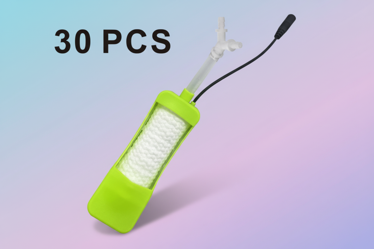 30 PCS urinary incontinence aid with green casing and absorbent core