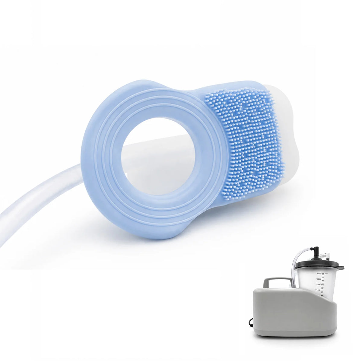 Silicone Reusable Male External Catheter Cup-2pcs/Box